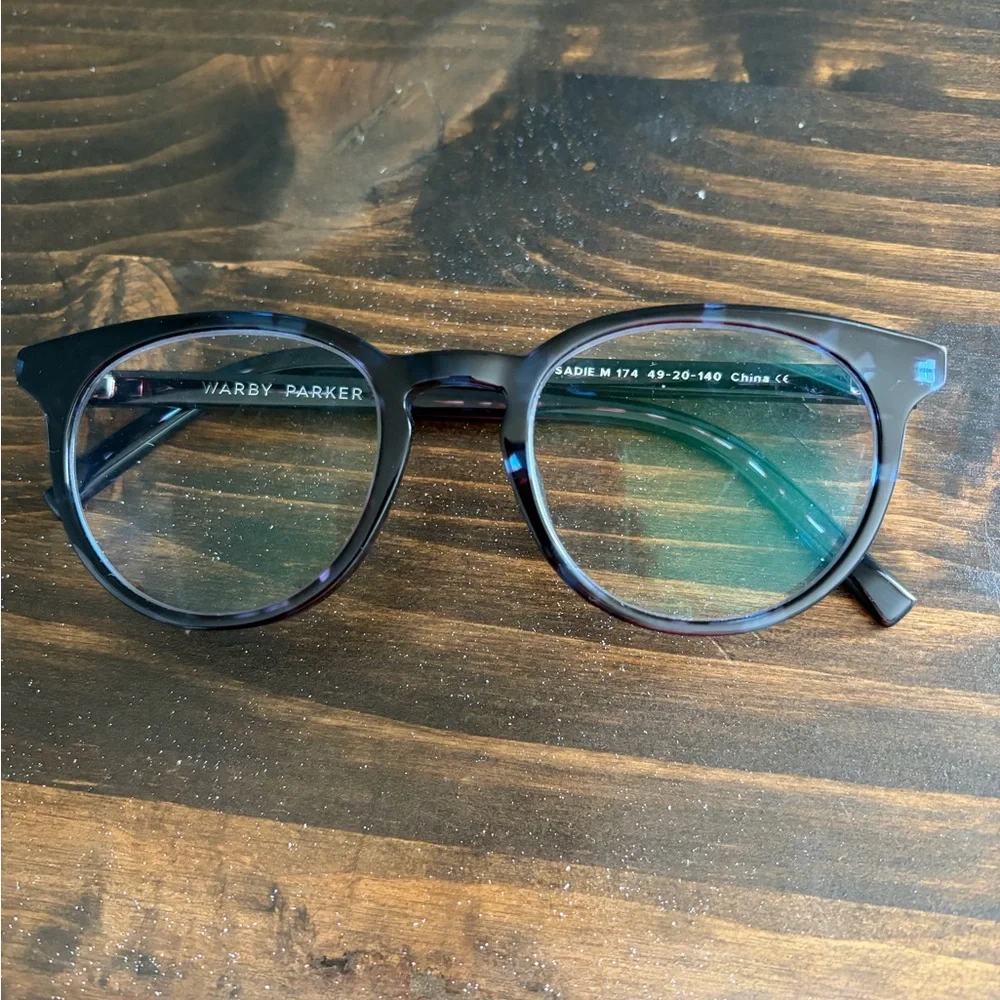 Warby Parker Sadie Riverbed Tortoise Blue Men’s or Women's Glasses Frames